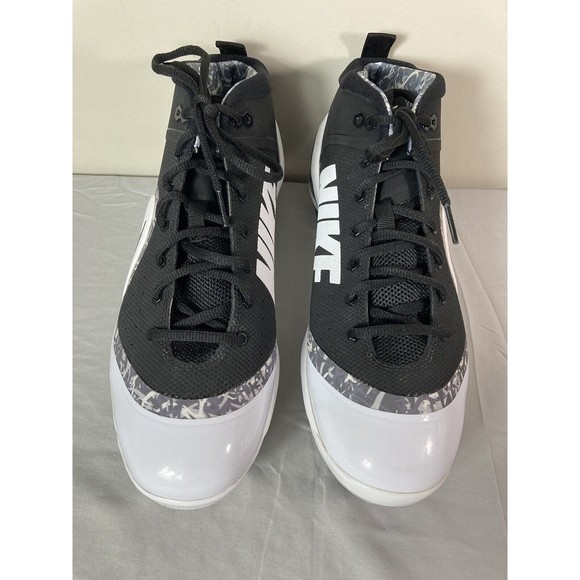 Nike Zoom Mike Trout 4 Metal Baseball Cleats Black and White Men\'s Size 11.5 NEW main image 4